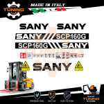 Kit Adesivi Mezzi da Lavoro Sany carrello elevatore SCP160G