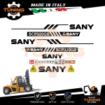 Kit Adesivi Mezzi da Lavoro Sany carrello elevatore SCP320GS