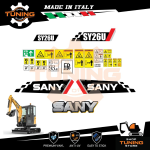 Kit Adesivi Mezzi da Lavoro Sany escavatore SY26U