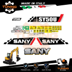 Kit Adhesivo Medios de Trabajo Sany excavador SY50U