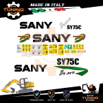 Work Vehicle Stickers Sany excavator SY75C-9