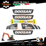 Work Vehicle Stickers Doosan excavator DX85R