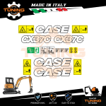 Work Vehicle Stickers Case Excavator CX37C