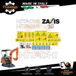 Work Vehicle Stickers Hitachi excavator ZX16-3