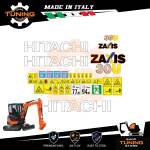 Work Vehicle Stickers Hitachi excavator ZX30U-3
