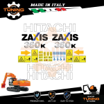 Work Vehicle Stickers Hitachi excavator ZX350K-3