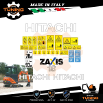 Kit Adesivi Mezzi da Lavoro Hitachi escavatore ZX18-3