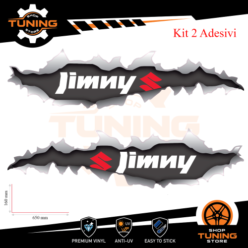 Car Stickers Kit Decals Suzuki Jimmy cm 65x16 Vers. A