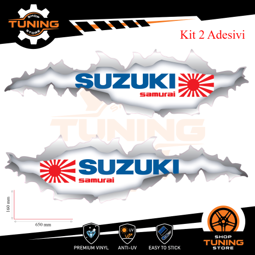 Prodotto: Suzuki_Samurai_65x16_C - Car Stickers Kit Decals Suzuki Samurai  cm 65x16 Ver C - OraInkJet