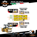 Kit Adesivi Mezzi da Lavoro Caterpillar Compattatore CB15