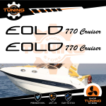 Boat Stickers Kit Eolo 750 Cruiser